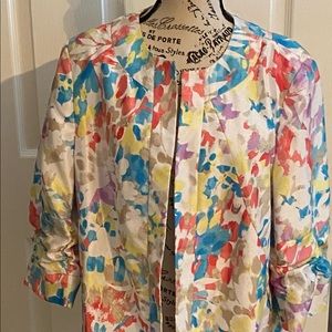 TanJay Jacket Multicolor Size 16P